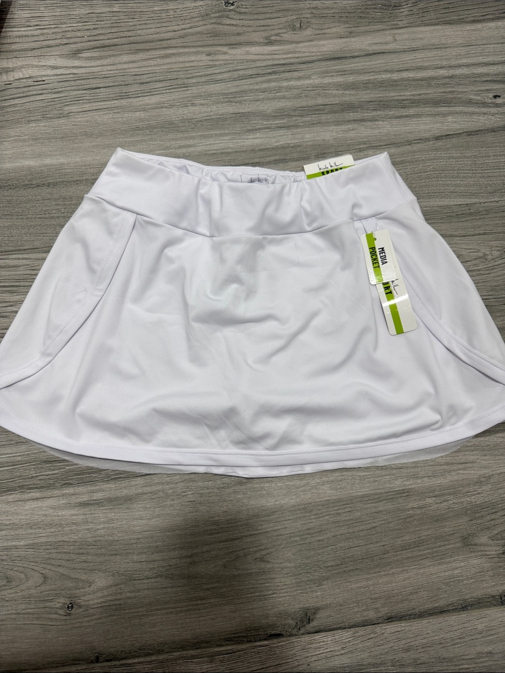 Nicole Miller White Athletic Skort